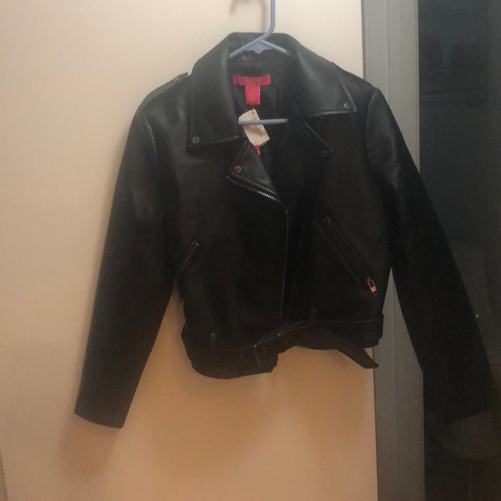 Black PU jacket